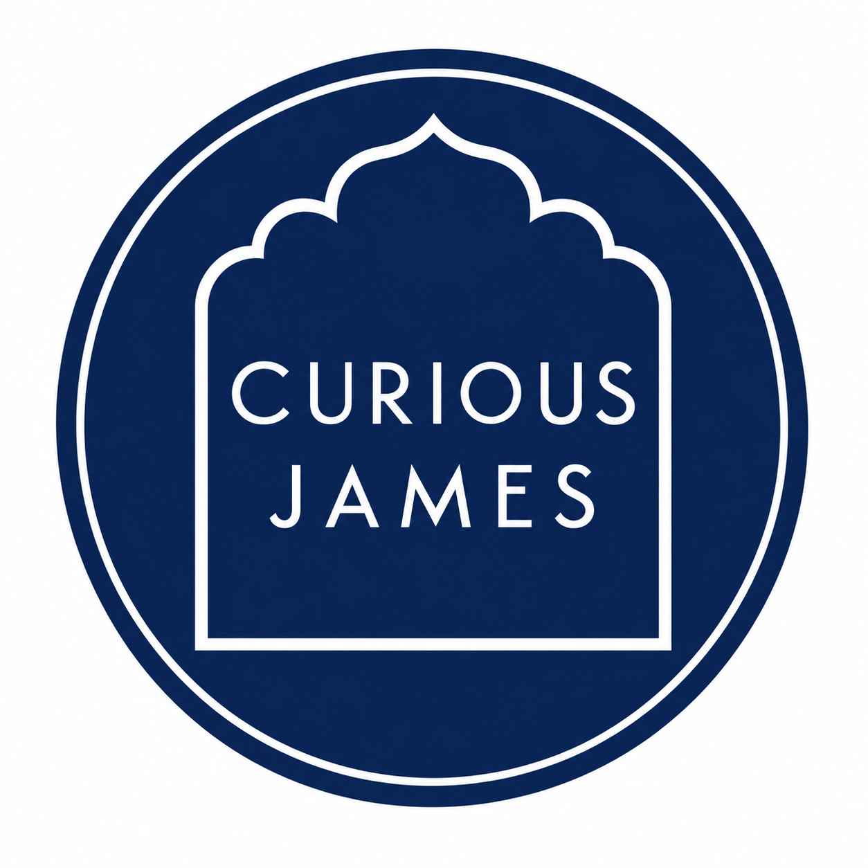 Curious James arch emblem
