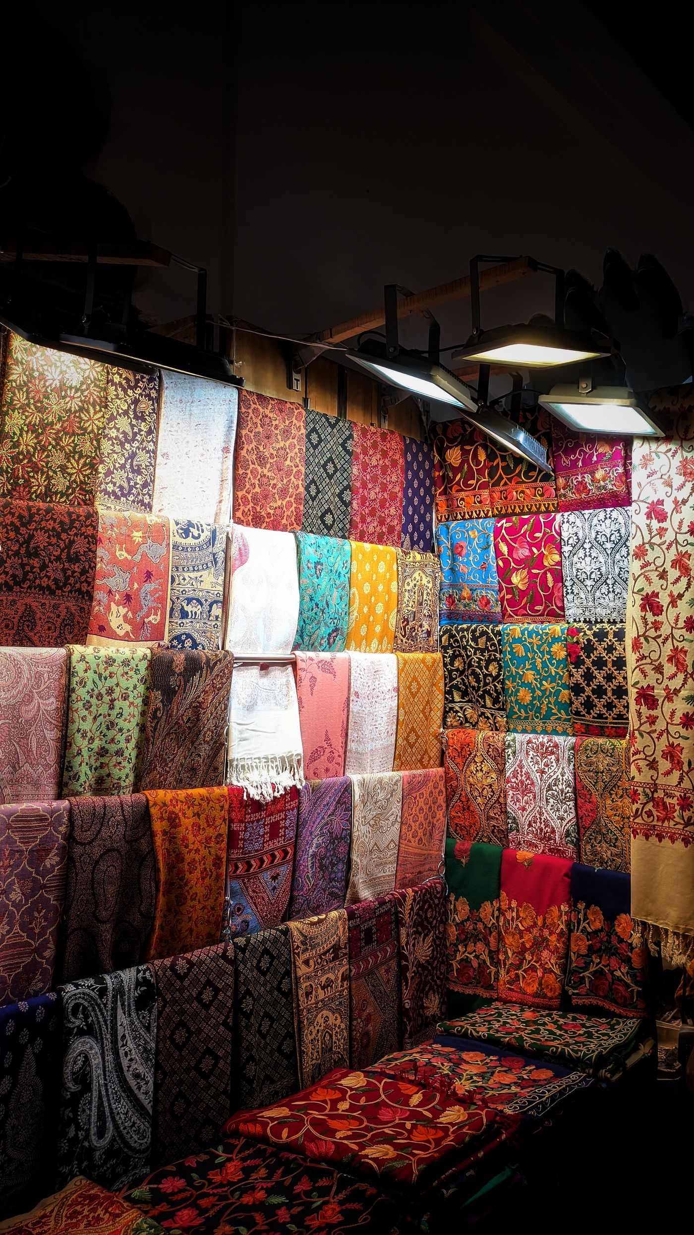Patterned textiles, Delhi